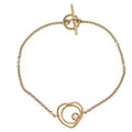 Hermes Vertiges Coeur Diamond Bracelet Pink Gold PG