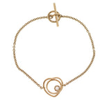 Hermes Vertiges Coeur Diamond Bracelet Pink Gold PG