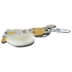 Louis Vuitton Monogram Porte Cles LV Shiva Bag Charm Key Holder Key Ring White — view 3