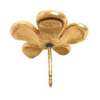 Chanel Earrings CC Logo Gold Color Orange — view 3