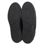 Bottega Veneta Black Leather Intrecciato Slip Ons 36 Slipper — view 6