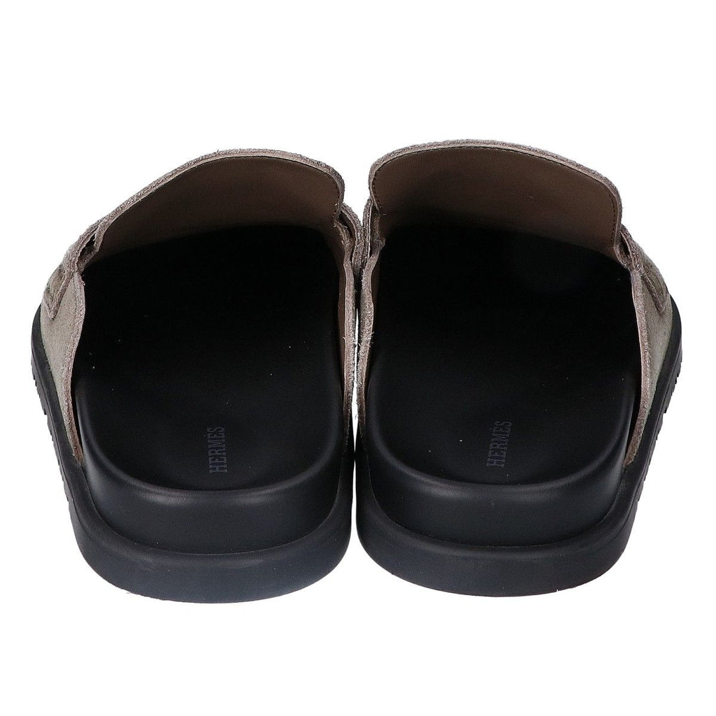Hermes Go Mule Go Mules Suede Sandals — view 3