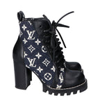 Louis Vuitton Star Trail Line Ankle Boots Denim Leather — view 4