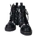 Louis Vuitton Star Trail Line Ankle Boots Denim Leather