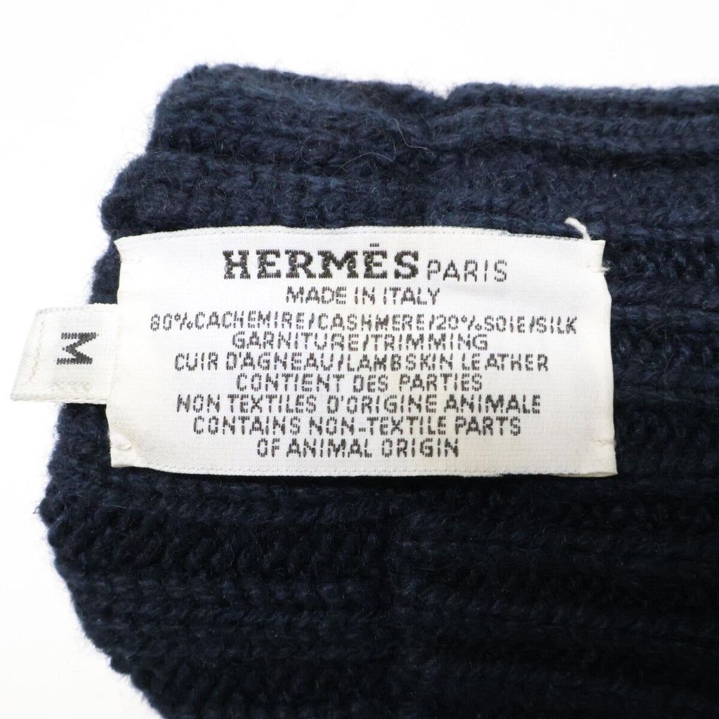 Hermes Torsado Cashmere Silk Gloves — view 7