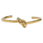 Celine Knot Extra Thin Bracelet Gold Finish Brass — view 2