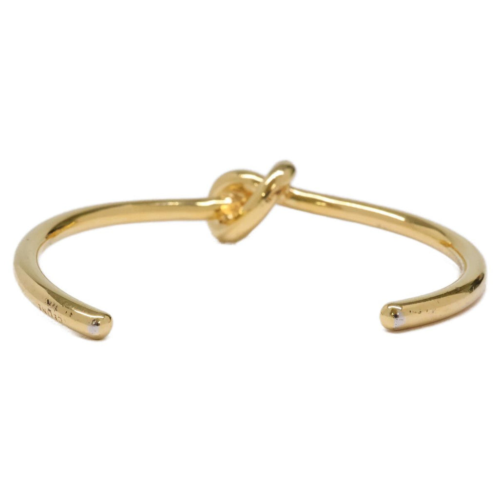 Celine Knot Extra Thin Bracelet Gold Finish Brass — view 4