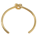 Celine Knot Extra Thin Bracelet Gold Finish Brass — view 6