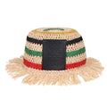 Loewe Anagram Raffia Striped Clochette