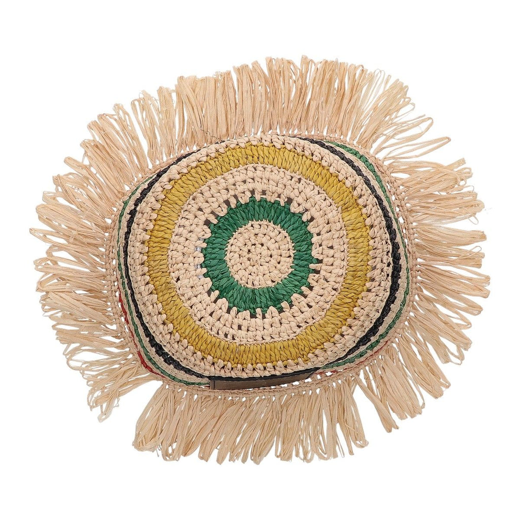 Loewe Anagram Raffia Striped Clochette — view 5