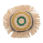 Loewe Anagram Raffia Striped Clochette — view 5