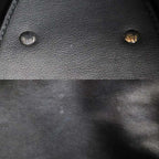 Saint Laurent Cassandra Logo Stitch Round Tote — view 5