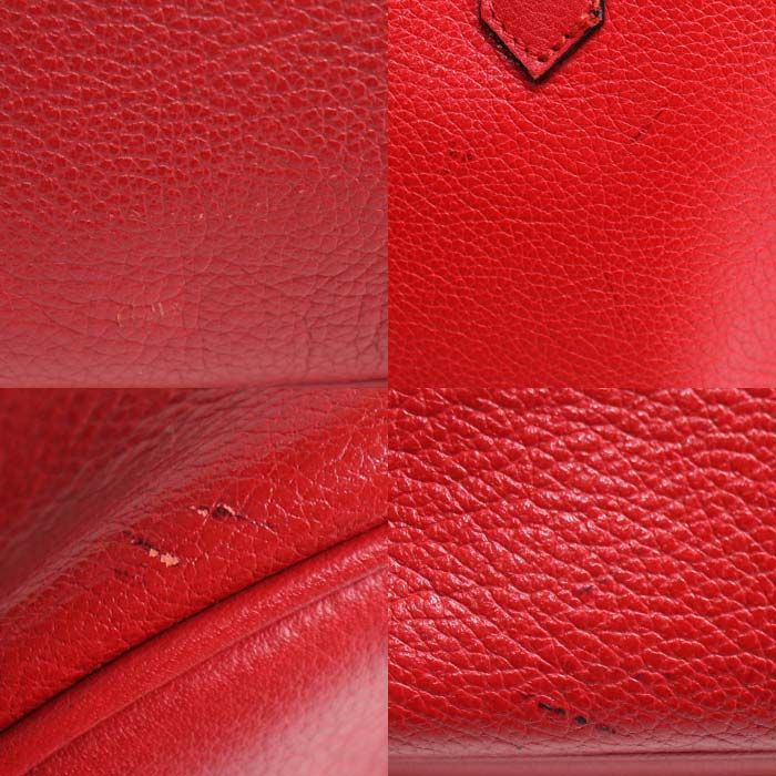 Saint Laurent Cassandra Logo Stitch Round Tote — view 9