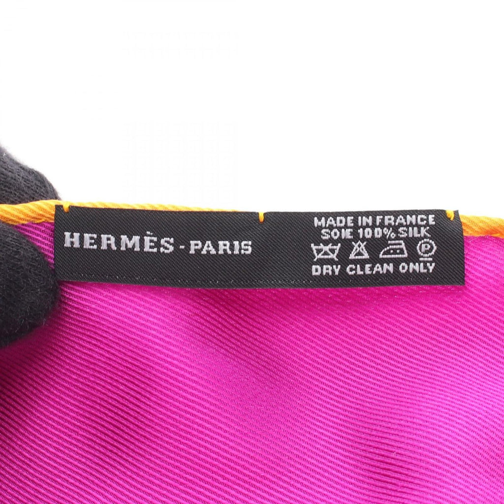 Hermes Shawl Fringe Silk Scarf — view 2