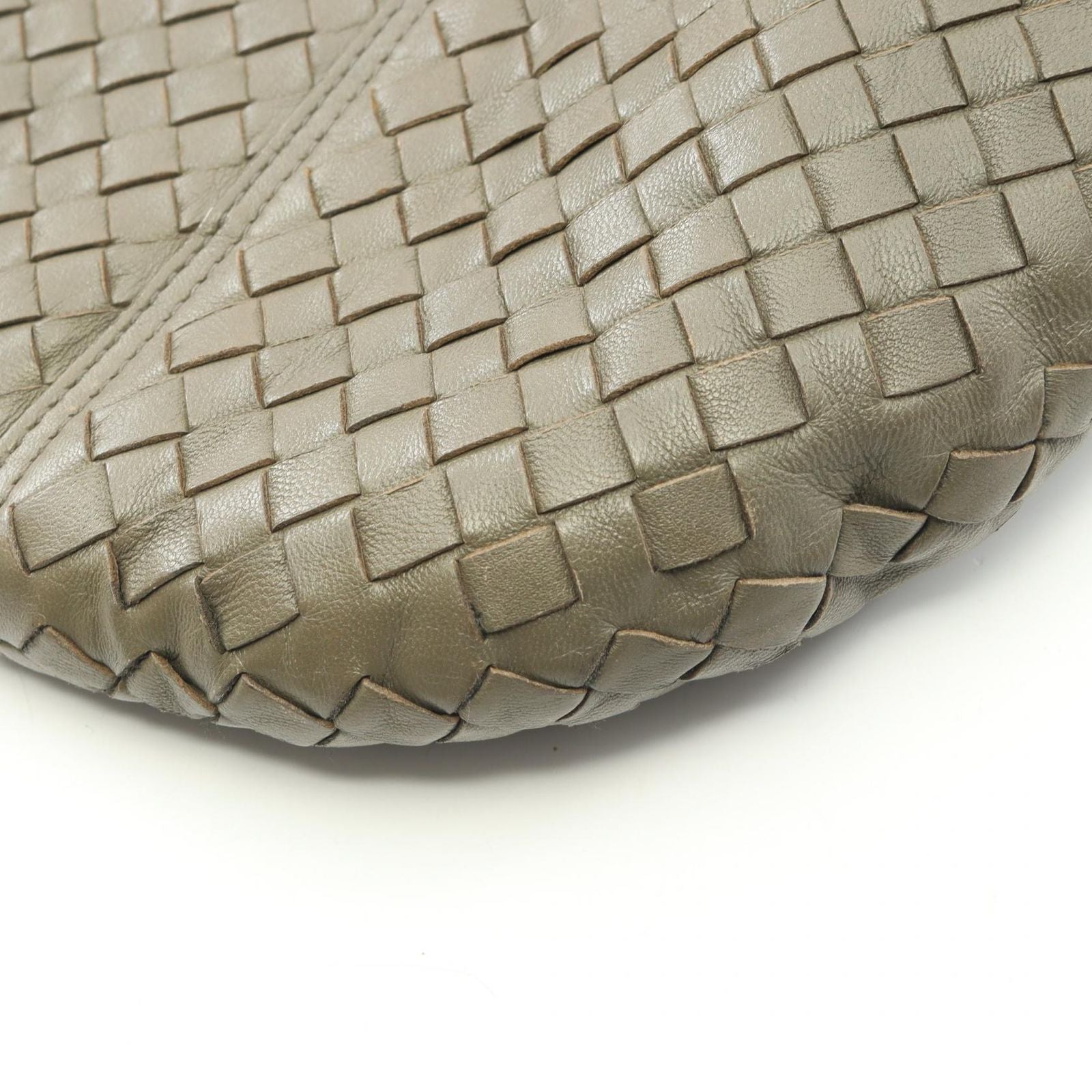 Bottega Veneta Tote Intrecciato Gray Leather — view 5