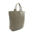 Bottega Veneta Tote Intrecciato Gray Leather — view 2