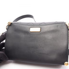 Chanel Shoulder Bag Quilted 2-Way Black Leather Small Flap Chain — view 8
