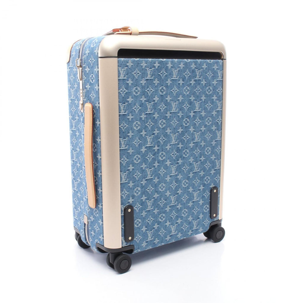 Louis Vuitton Travel Bag Horizon 55 M Blue Denim Leather — view 2