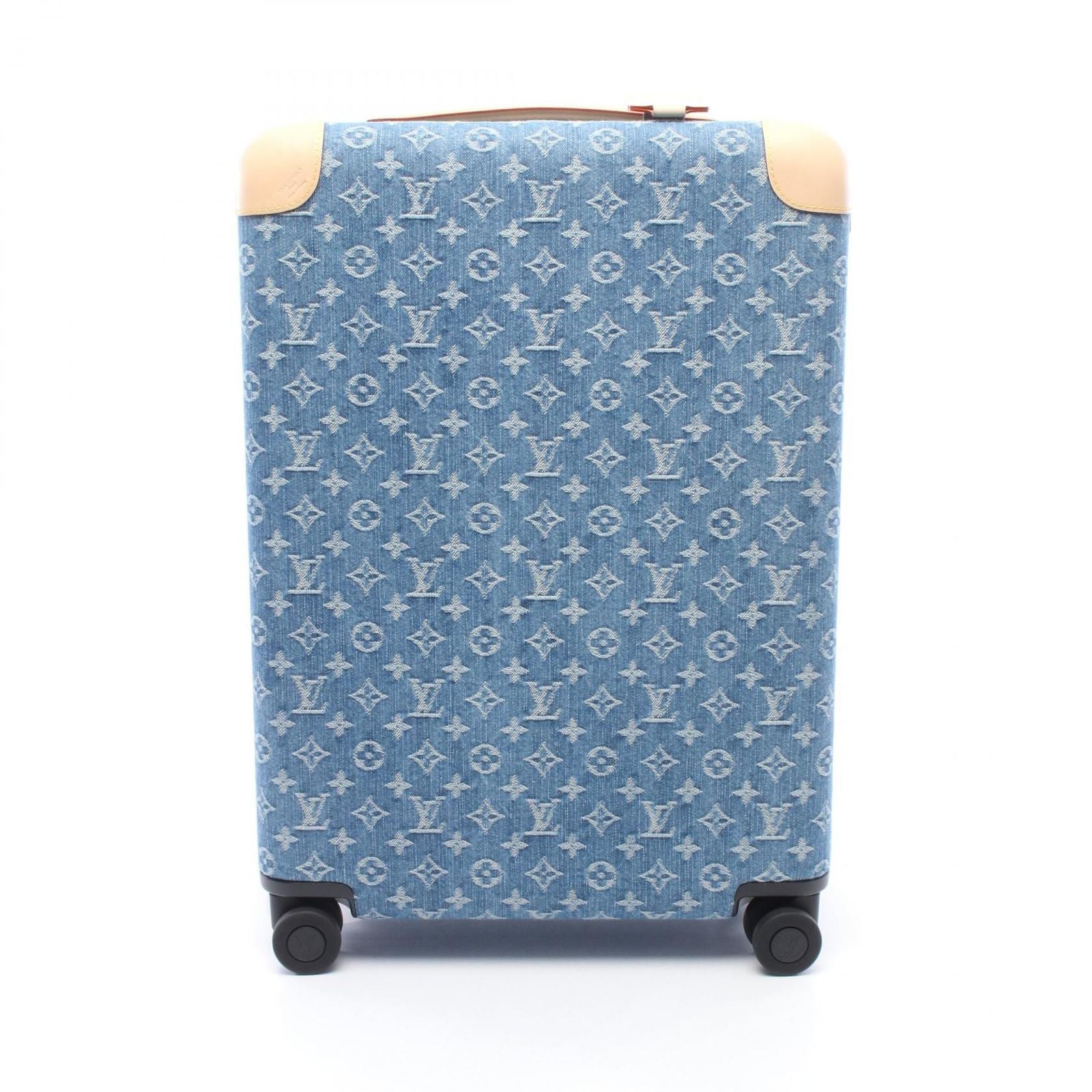 Louis Vuitton Travel Bag Horizon 55 M Blue Denim Leather