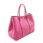 Hermes Tote Garden Party TPM Rose Purple Leather Calf — view 2