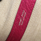 Hermes Tote Garden Party TPM Rose Purple Leather Calf — view 4