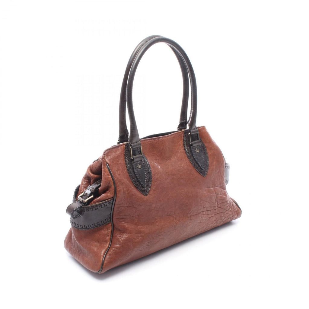 Fendi Handbag Ethonico 8 Brown Da Leather Hand — view 2