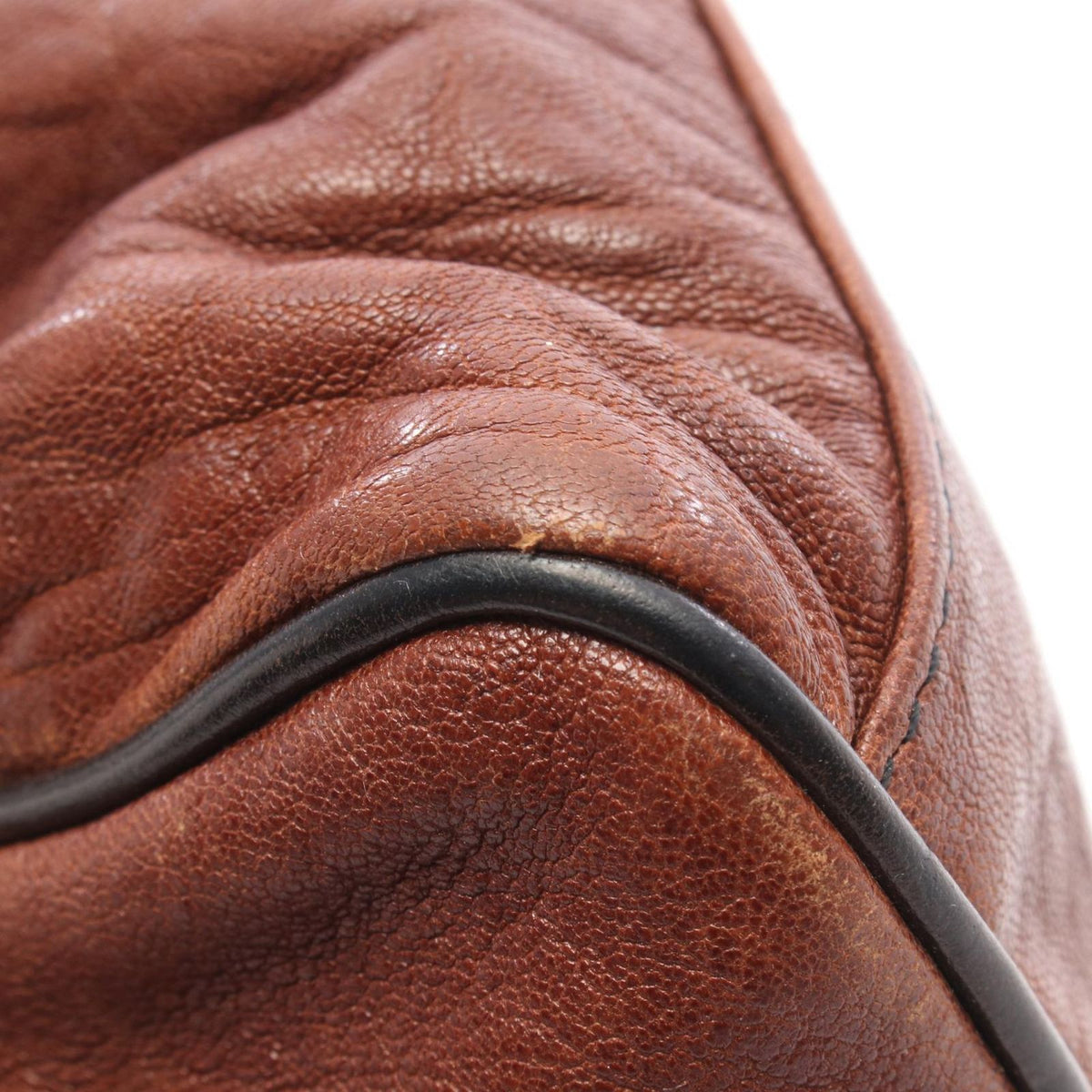 Fendi Handbag Ethonico 8 Brown Da Leather Hand — view 8