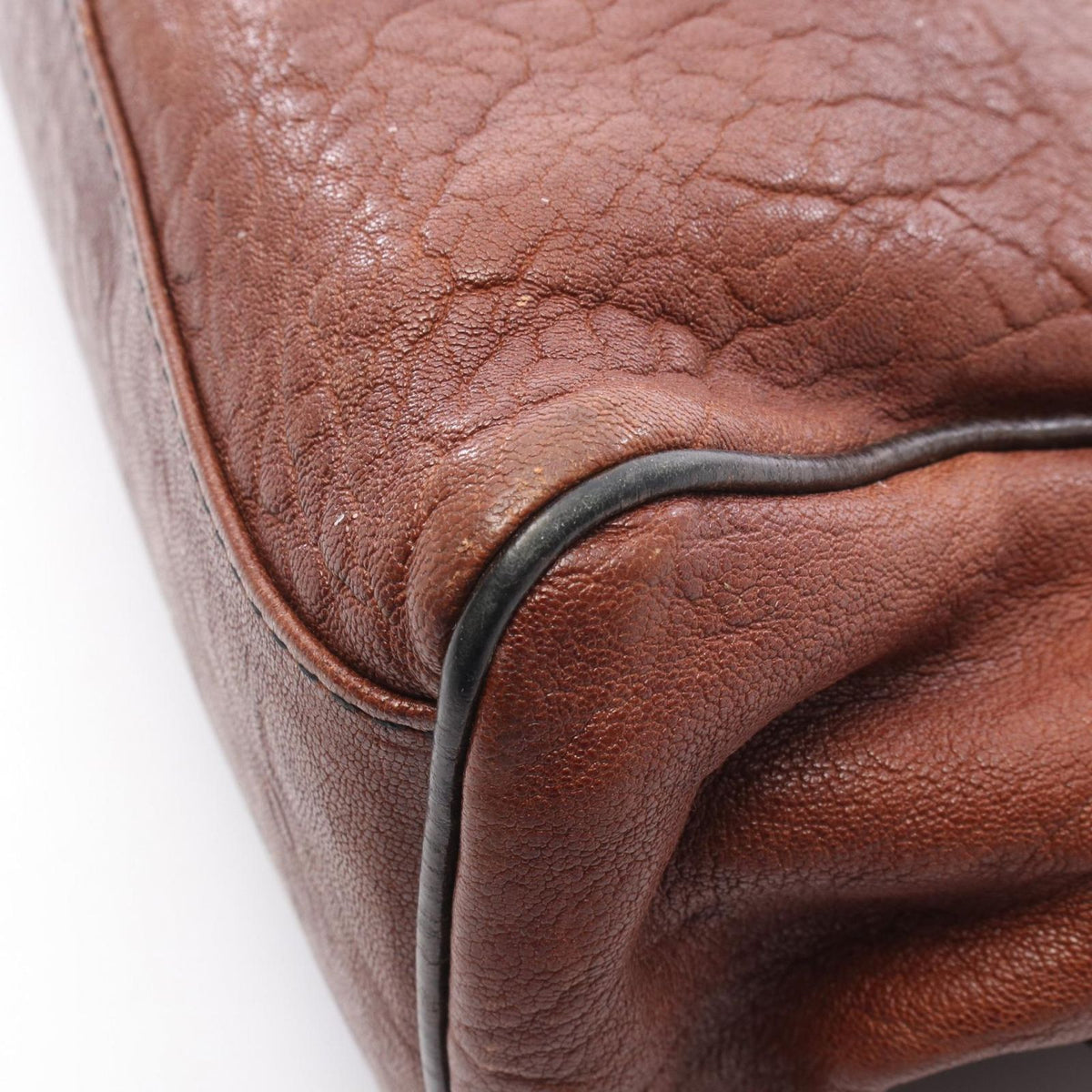 Fendi Handbag Ethonico 8 Brown Da Leather Hand — view 6