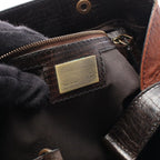 Fendi Handbag Ethonico 8 Brown Da Leather Hand — view 4