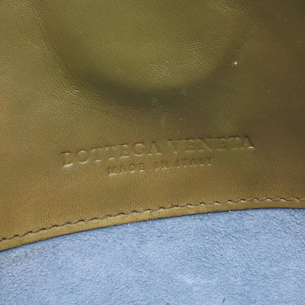 Bottega Veneta Shoulder Bag Intrecha to Gold Khaki Leather — view 4