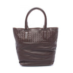 Bottega Veneta Tote Intrecciato Dark Brown Leather