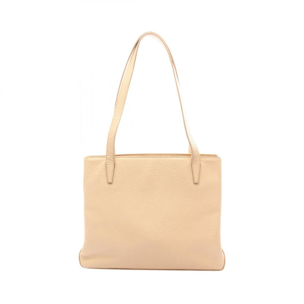 Loewe Tote Beige Leather
