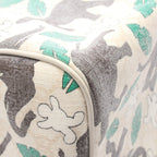 Gucci Tote for Unicef GG Supreme Elephant White Canvas Leather Mini Boston — view 7