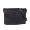 Gucci Shoulder Bag Black Canvas Leather