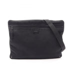 Gucci Shoulder Bag Black Canvas Leather