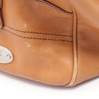 Celine Handbag Boogie Bag Brown Leather — view 5