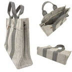 Hermes New Fourre Tout PM Canvas Tote Gray — view 2