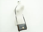 Celine Leather Shoulder Bag Pochette Black — view 6