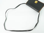 Celine Leather Shoulder Bag Pochette Black — view 4