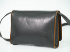 Celine Leather Shoulder Bag Pochette Black — view 2