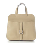 Hermes Halzan 31 Taurillon Clemence Silver 2-Way Shoulder Handbag a Trench — view 2