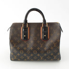 Louis Vuitton Monogram Mirage Speedy 30 Leather Boston Bag Black Brown — view 4