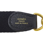 Hermes Shoulder Bag Evelyne TPM Taurillon Clemence Black Gold Small — view 6
