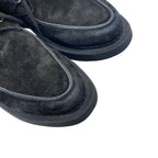 Saint Laurent Teddy Derby Shoes Moccasins Loafers Suede Leather Black — view 6