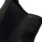 Louis Vuitton Epi Side Gore Boots Chelsea Short Black Leather 9 Quality Mode — view 6