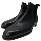 Louis Vuitton Epi Side Gore Boots Chelsea Short Black Leather 9 Quality Mode