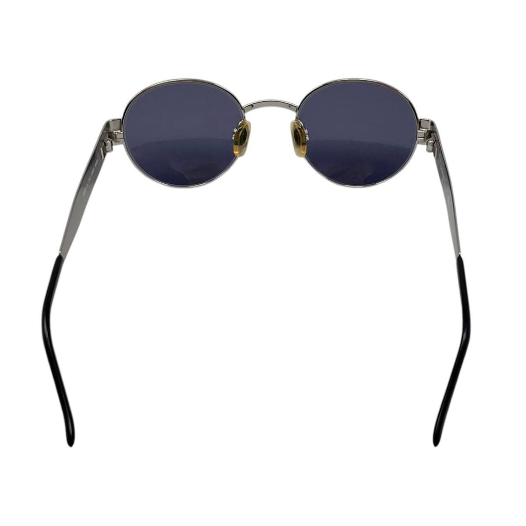 Chanel Sunglasses Vintage Blue Silver Eyewear — view 4