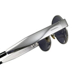 Chanel Sunglasses Vintage Blue Silver Eyewear — view 7
