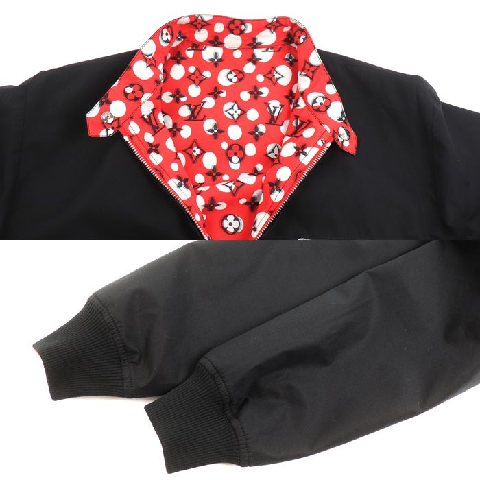 Louis Vuitton Logo LV YK Reversible Bomber Jacket Infinity Dot Yayoi Kusama — view 5