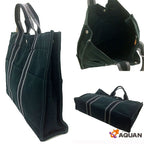 Hermes Fourre Tout MM Tote Canvas Black — view 2